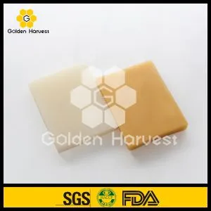Natürliche raffinierte gelbe und weiße Bienenwachs-Platte